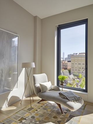 Large windows for residents to take in those iconic New York views