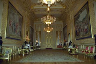 The newly restored Grand Reception Room at Windsor Castle.