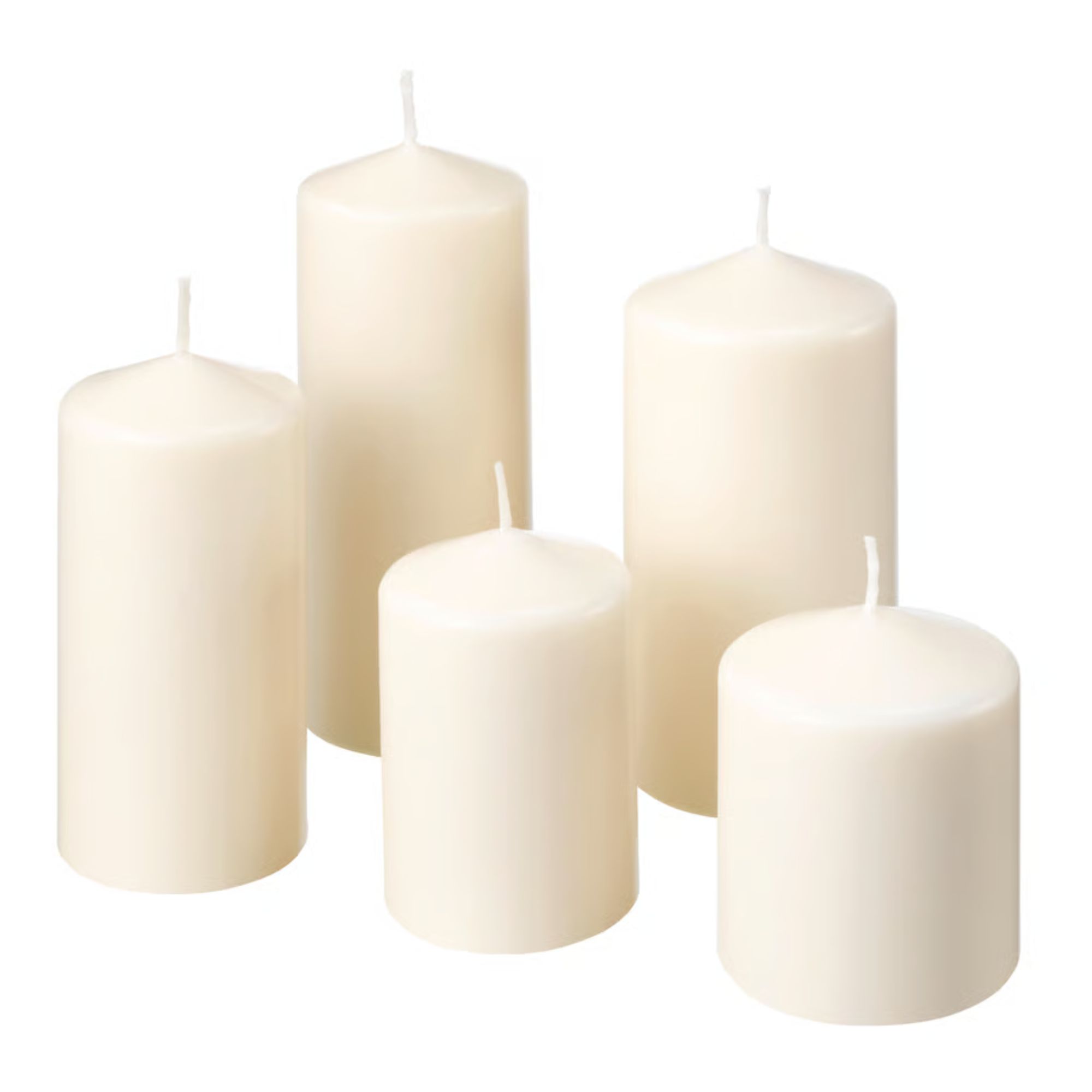 FENOMEN Unscented pillar candle