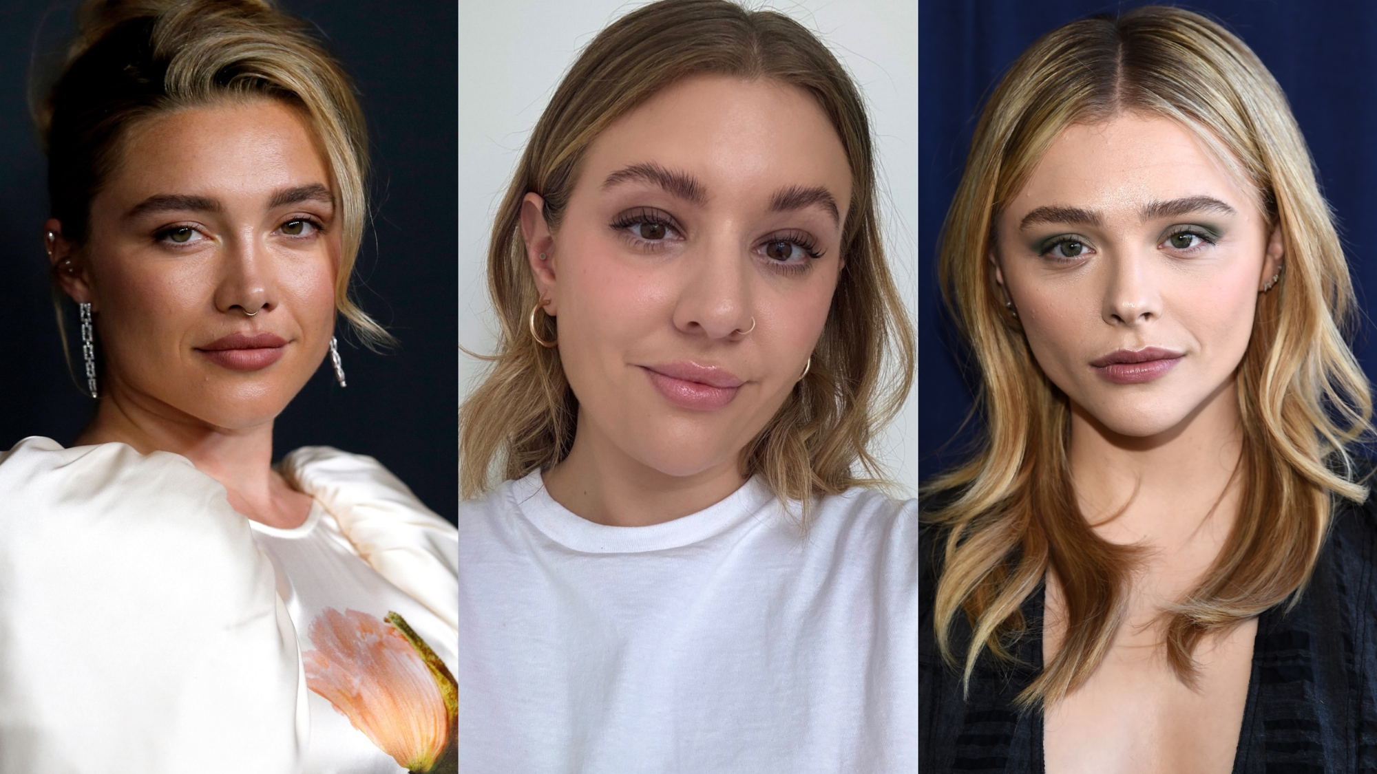 Celebrity twin makeup