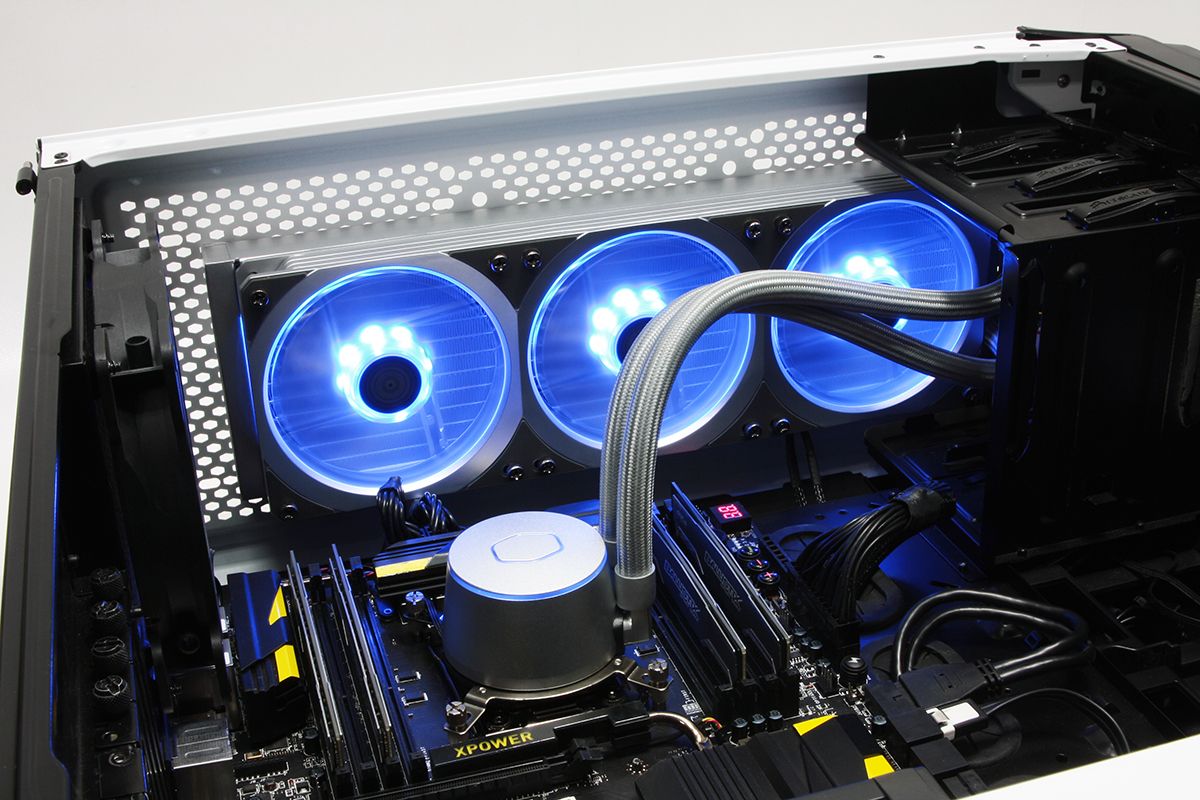 Cooler Master MasterLiquid ML360P Silver Edition Review: Fuzed-Fan ...
