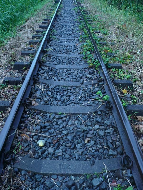Railroad ties created a bumpy ride into the finish.