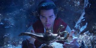 Aladdin (Mena Massoud) find a mysterious lamp in the Cave of Wonders
