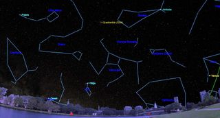 january 2019, Quadrantids Meteor Shower Peak