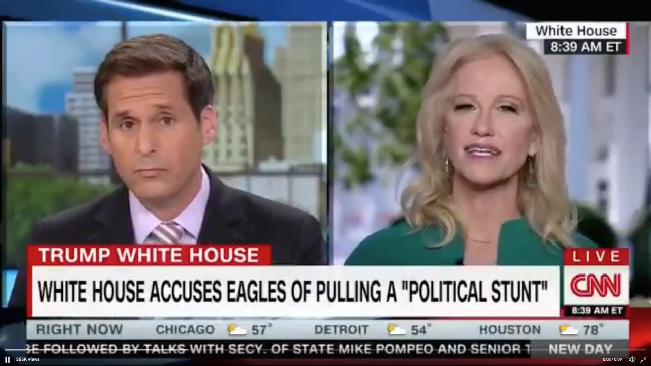 Kellyanne Conway and John Berman.