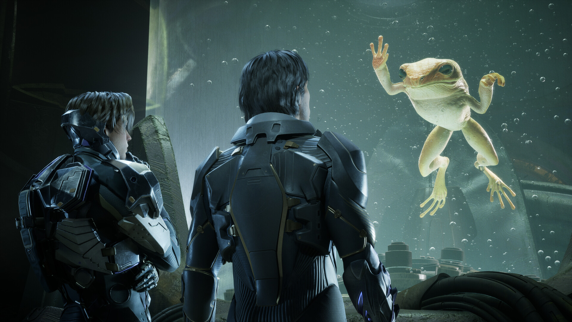 Screenshot from Exodus, a sci-fi action-adventure RPG