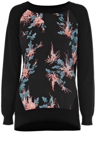 Oasis Oriental Floral Print Sweatshirt, £40