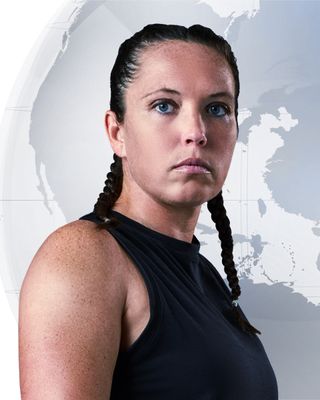 Sarah Lacina in The Challenge: World Championship key art