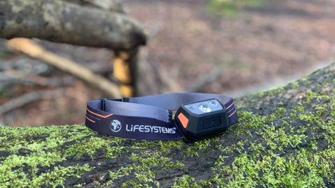 Lifesystems Intensity 300 LED Head Torch on a tree