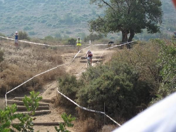 The course was dry and hot and dusty.