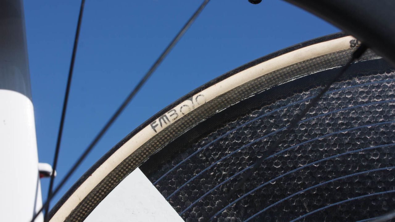 Some of the Trek bikes had high-zoot FMB tubulars fitted (Matthew Allen / Immediate Media)