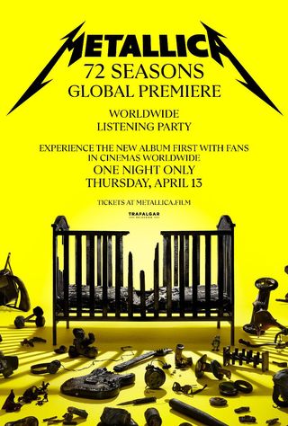 Poster for Metallica's album listening party