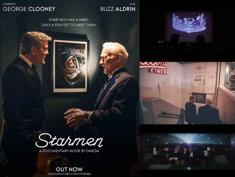 Buzz Aldrin and George Clooney talk space exploration, Apollo 11 moon landings and Omega space watches in the short documentary &quot;Starmen.&quot;