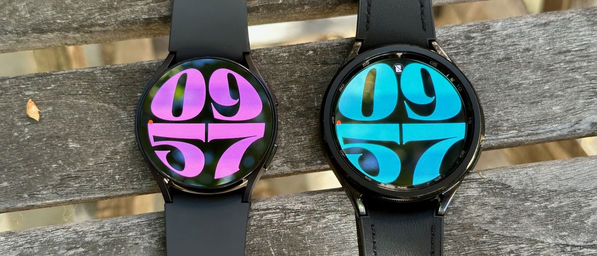 The Samsung Galaxy Watch 6 and Watch 6 Classic side-by-side