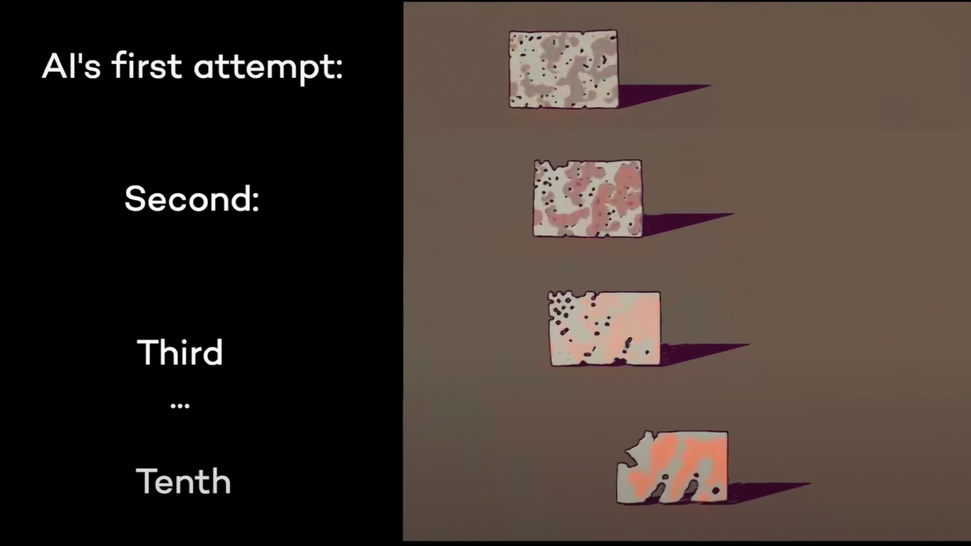 Various AI algorithm attempts to make a walking robot