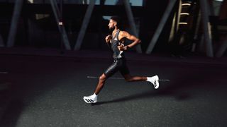 Male runner wearing Adidas Pro Evo 1