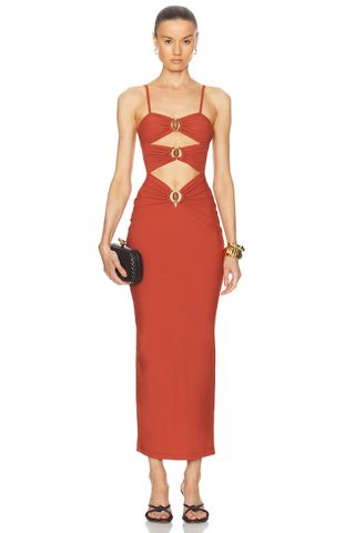 Pierced Orbit Column Dress