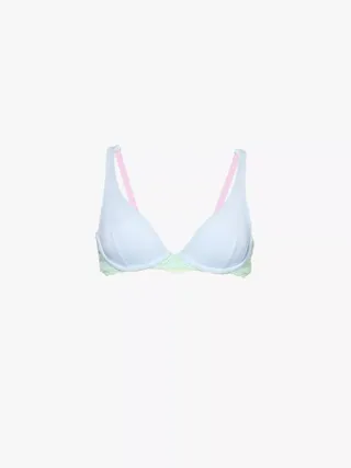 DORA LARSEN, Joey Lace-Trim Recycled-Nylon Bra