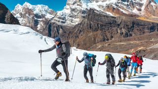 winter sleeping bag: mountaineering expedition