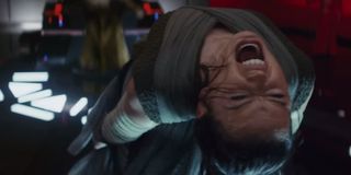 Star Wars: The Last Jedi Rey screaming