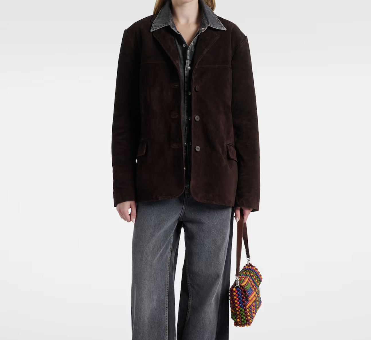 STAUD, Corrine suede jacket