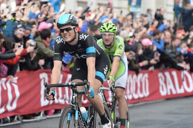 Ben Swift (Team Sky) was so close to the stage win