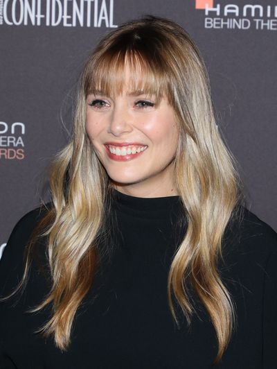 Elizabeth Olsen Debuts New Bangs at Hamilton Behind the Camera Awards ...