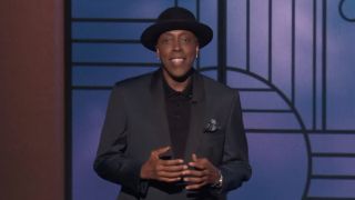 Screenshot of Arsenio Hall at the 2023 Emmys