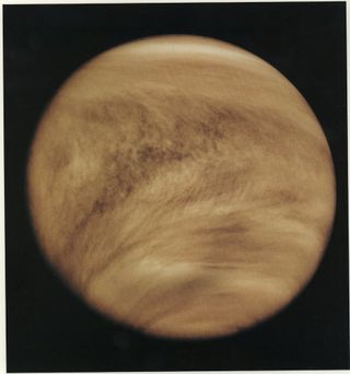 Clouds on the planet venus