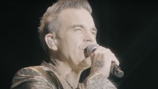 Robbie Williams performing Eternity XXV