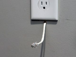 Vivint Ethernet Connection Wall