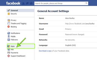 Where To Find Facebook App Settings