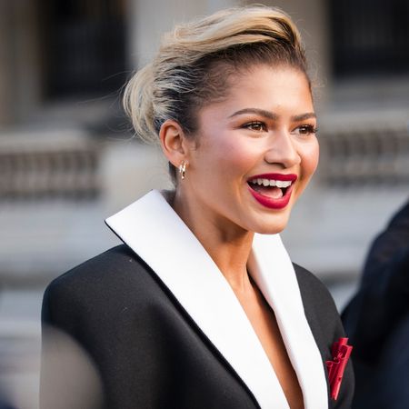 Zendaya at the Louis Vuitton Paris Fashion Week show for the spring 2025 collection