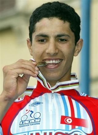 Tunisian rider Rafaa Chtioui took silver at the 2004 junior world championships in Verona, Italy.