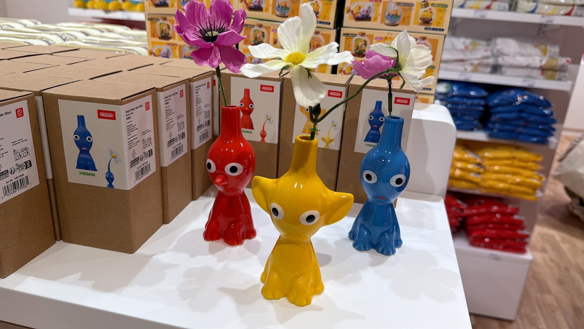 Inside the Nintendo Store pop up in Westfield shopping centre, London, UK.
