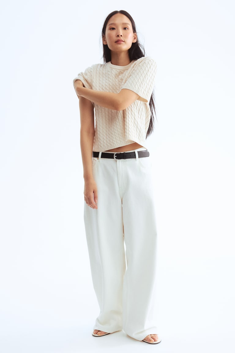 Cable-Knit Sweater