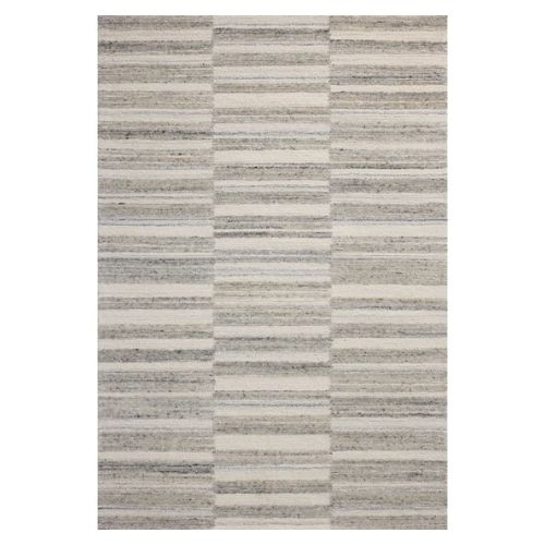 Magnolia Home by Joanna Gaines x Loloi, Rae Stone / Ivory Area Rug, 7&#039;9&amp;quot; x 9&#039;9&amp;quot;