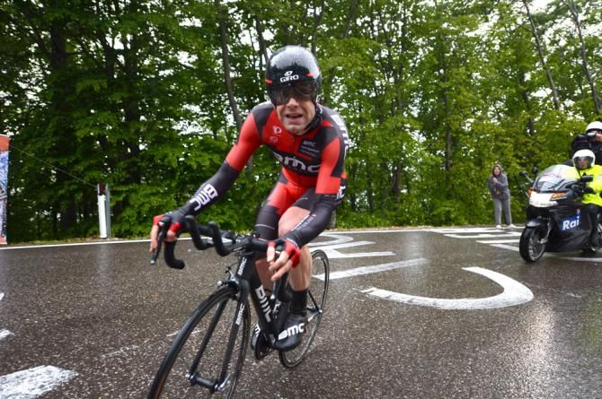 Cadel Evans (BMC) lost nearly three minutes to Nibali