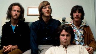 The Doors posing for a photograph in 1968