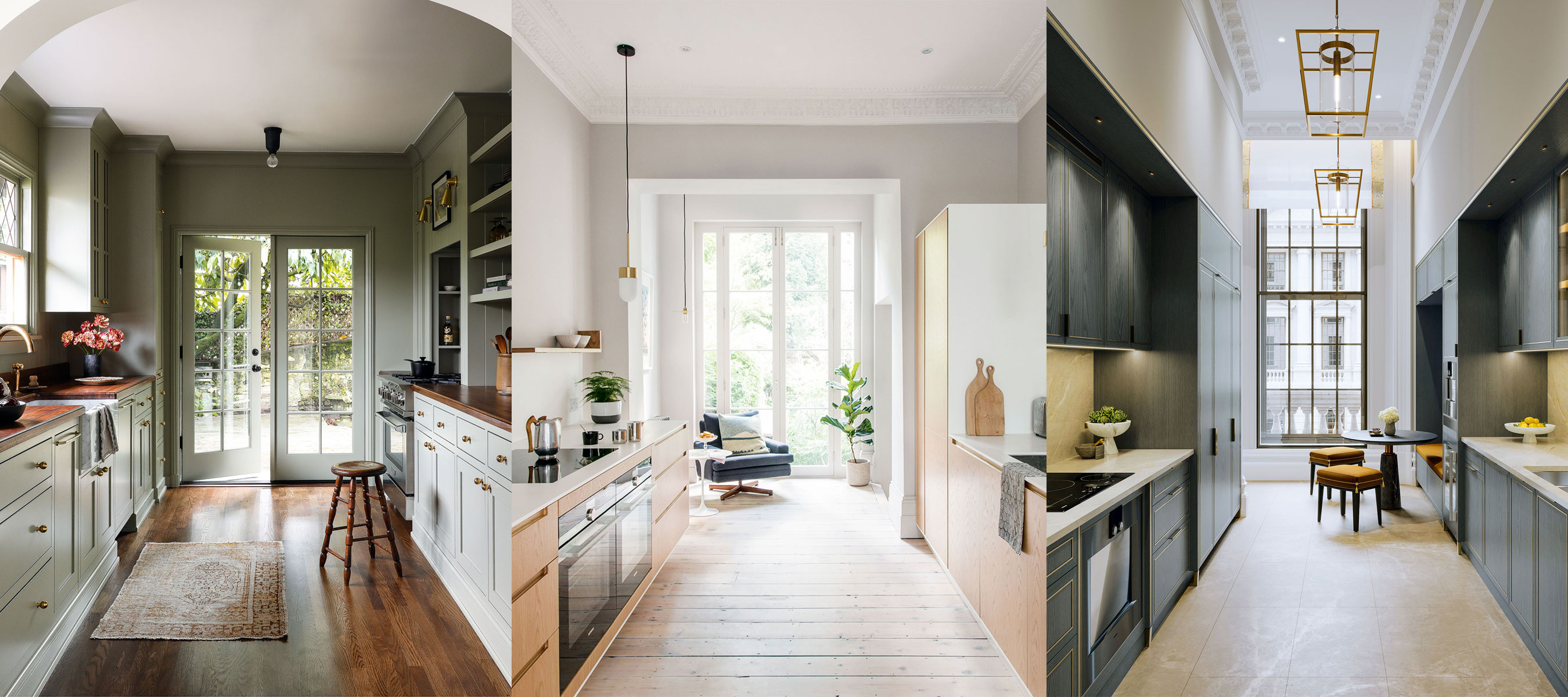 galley kitchen floor plans