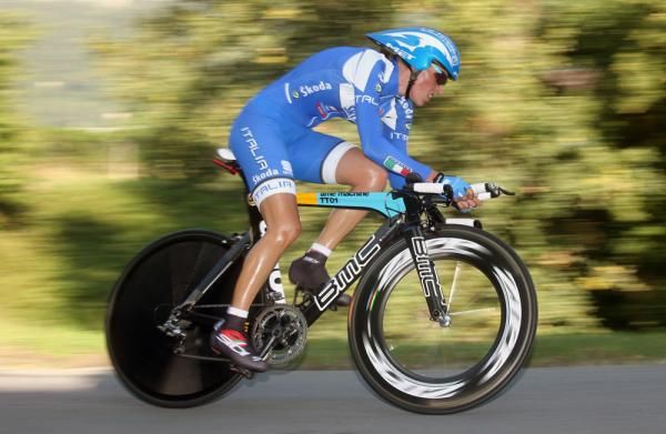 Noemi Cantele (Italy) in full flight.