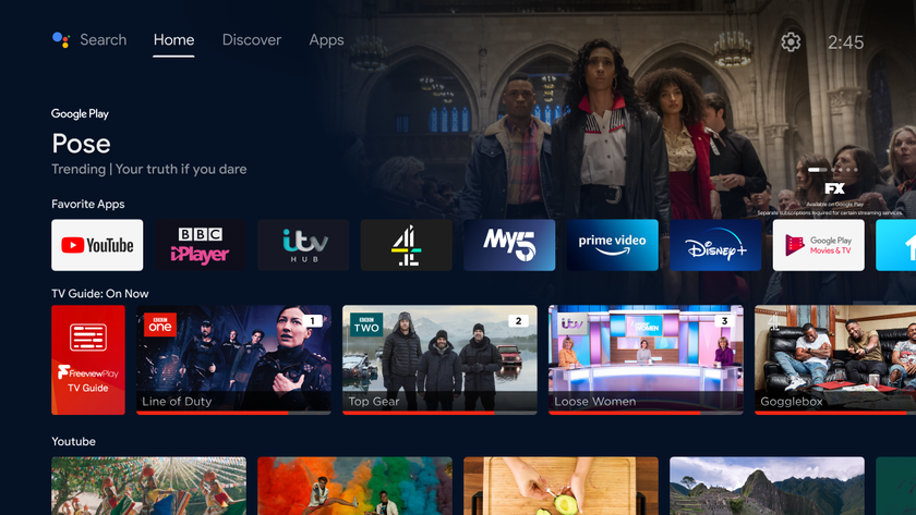 Android TV updates home screen for Freeview Play viewers