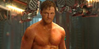 Chris Pratt shirtless Guardians of the Galaxy