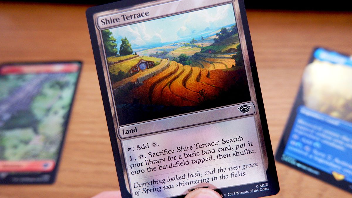 Magic: The Gathering LotR land cards