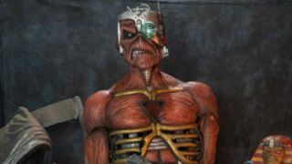 Memorabilia from the Iron Maiden Infinite Dreams Experience exhibtion