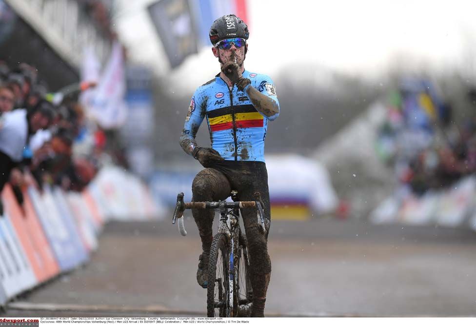 Eli Iserbyt (Belgium) wins the U23 title at the UCI Cyclo-cross World Championships