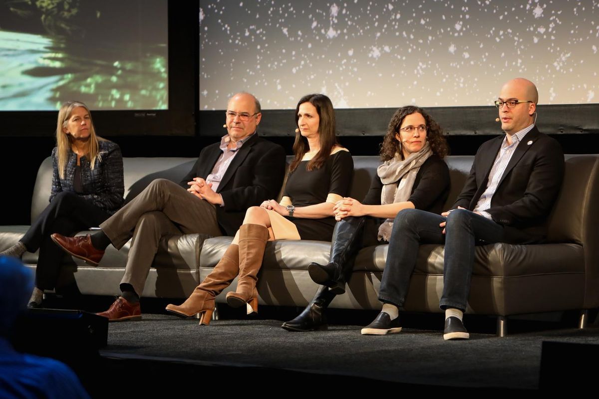 On March 14, Leon Alkalai, Sara Seager, Erika Wagner and Yonatan Weintraub joined the panel &quot;Frontiers for Space Exploration,&quot; moderated by Dava Newman, at Beyond the Cradle 2019.