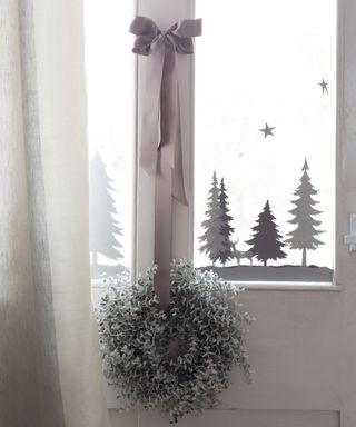 Christmas window decor