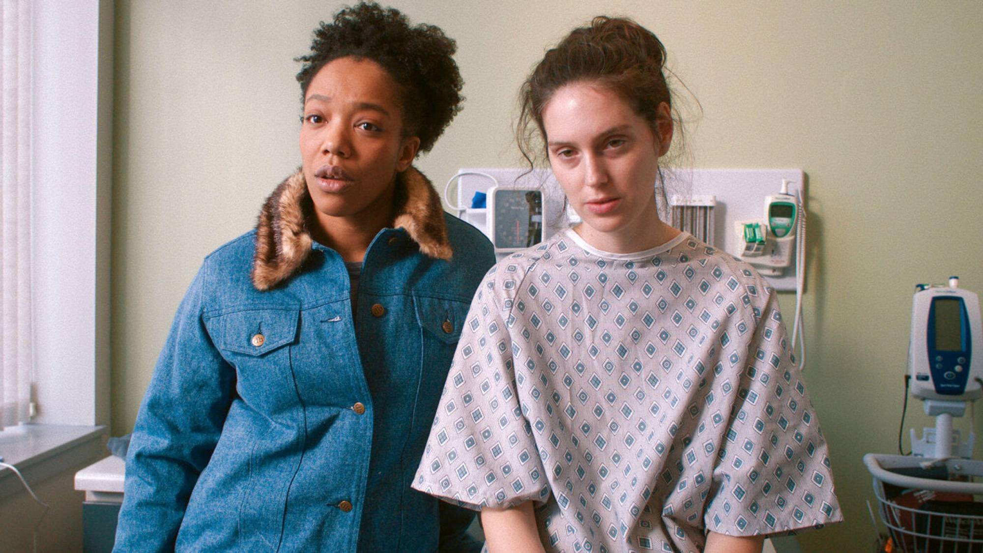 (L-R) Naomi Ackie as Lydie and Eva Victor as Agnes in "Sorry, Baby"