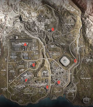 Warzone metro station subways map locations